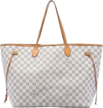 Louis Vuitton Pre-owned Tote Bags, female, White, Size: ONE SIZE Pre-owned Fabric Tote