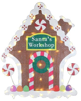 National Tree Company 42In Pre-Lit Gingerbread House