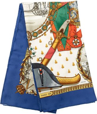 Herm&egrave;s Pre-owned Hermes Napoleon Silk Scarf 90 Ladies 7NAONXV29DNR0RGV