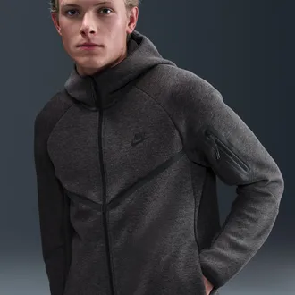Nike Mens Tech Fleece Windrunner Full-Zip Jacket in Black | HV0949-032