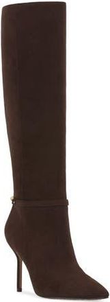 Vince Camuto Mirtha Pointed Toe Knee High Boot in Brown Suede at Nordstrom Rack, Size 5 Regular Calf