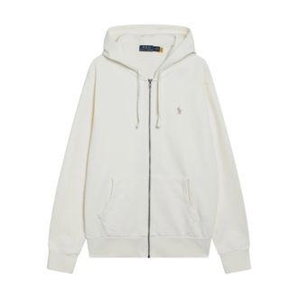 Polo Ralph Lauren Long Sleeve Sweatshirt - Heren - Vesten met rits - Beige - S - Hoodies & sweatvesten