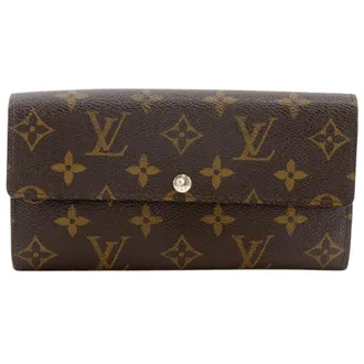Louis Vuitton Brown Monogram Canvas Long Wallet (Bi-Fold) (Pre-Owned)