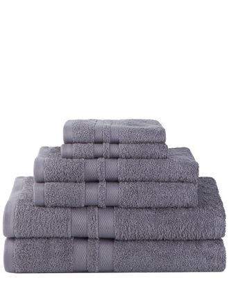 Superior Solid 6Pc Absorbent Cotton Towel Set