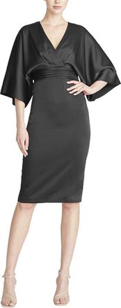 Theia Kimono Satin Cocktail Dress