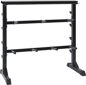 vidaXL Estante Para Mancuernas Negro 99 X 45 X 95,5 Cm Vidaxl