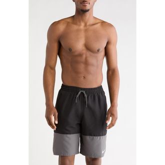 Nike Volley 9-Inch Cargo Swim Trunks in Black at Nordstrom Rack, Size Xx-Large