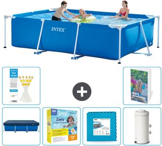 Intex Piscina Con Estructura Rectangular - 300x200x75 Cm - 7-piezas S102