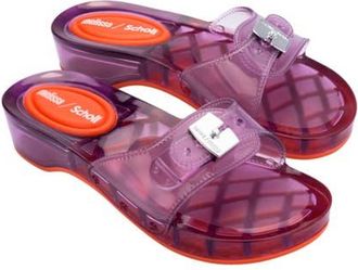 Melissa x Scholl Pescura Platform Slide Sandal in Clear Lilac at Nordstrom, Size 8