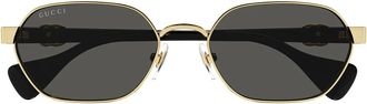 Gucci Sunglasses Gg1593 S 001 Gold/Dark Gray Unisex