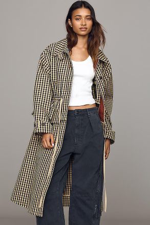 Damson Madder Myrtle Trench Coat Jacket