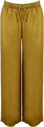 The Rose Ibiza Pantaloni in seta - Giallo