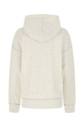 Isabel Marant Womens Melange Ivory Cotton Blend Mansel Sweatshirt Beige Felpe Sweater