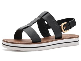 Cole Haan Pinch Long-weekender Sandals Womens Sandals Black Leather : 10.5 B - Medium