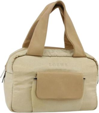 Loewe Pre-owned Handbags, female, Beige, Size: ONE SIZE Pre-owned Hand Bag