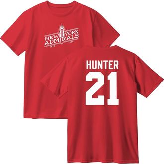 Generic Heated Rivalry Hunter 21 Merch Cotton T-Shirt Unisex Crewneck Casual Short Sleeve Tee (L,Red)