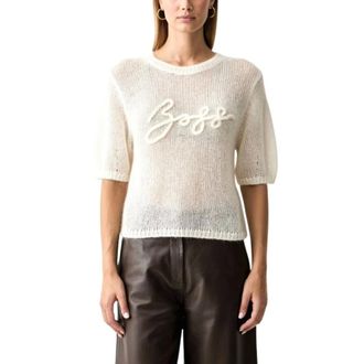 HUGO BOSS Dames, Truien, Beige, Maat: M