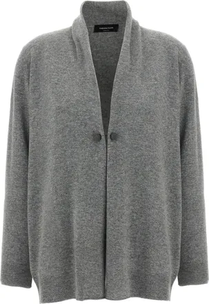 Fabiana Filippi Jewel Brooch Cardigan