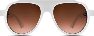 Thierry Lasry Clandesty 000 Mens Sunglasses White Size 57