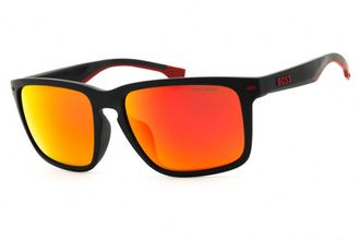 HUGO BOSS BOSS 1542/F/S 034N 4F Matte Dark Grey/Orange Polarized Mirror