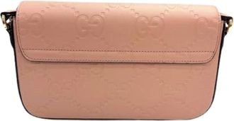 Gucci Pre-owned Shoulder Bags, female, Pink, Size: ONE SIZE Pre-owned Vintage Shoulder Bag