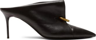 Balmain Mules con piercing 75mm - Nero