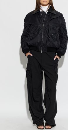 Bottega Veneta Bomber Jacket, Womens, Black