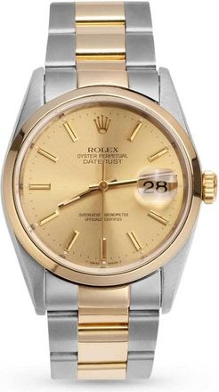 Rolex Pre-owned Rolex Datejust Automatic Chronometer Champagne Dial Unisex Watch 16203 CSO