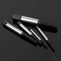 OEM Extractor De Tornillos Rotos Y Da&ntilde;ados (5 Piezas) Fabricado En Acero Resistente, Herramienta De Perforaci&oacute;n F&aacute;cil Para Tornillos Da&ntilde;ados - Crezuo
