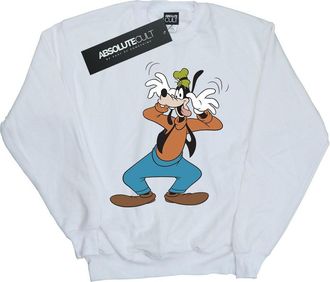Disney Heren Gek Goofy Sweatshirt (Wit)