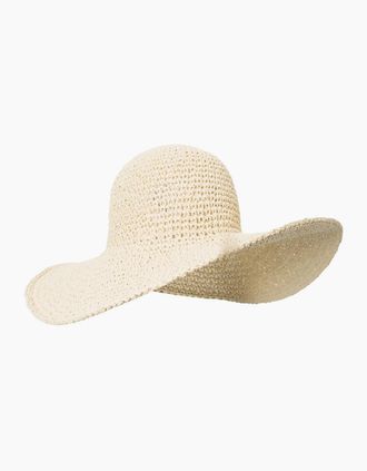 Mountain Warehouse Womens Mountain Warehouse Womens/Ladies Straw Wide Brim Sun Hat - Cream - Size: ONE size