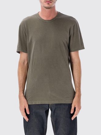 James Perse T-shirt a maniche corte in cotone con scollo a girocollo