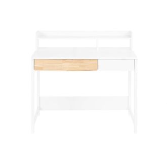 SoBuy Mesa escritorio de ordenador con 2 cajones y 1 estante