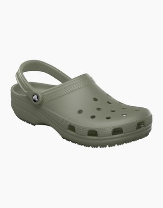 Crocs Mens Crocs Classic Clog Thermoplastic Mens Field Green Clogs - Size: UK 9 / eu 43-44 / us m10w12
