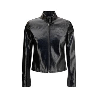 Courr&egrave;ges Cotton Full-Length Womens Jacket