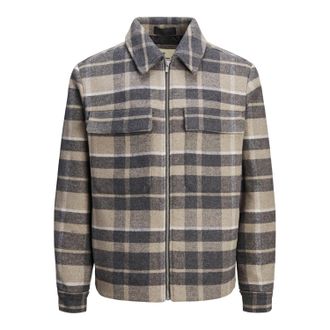 Jack & Jones Jack And Jones Herenjas van Russel-wolmix (Hoog Grijs)
