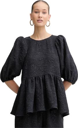 Stine Goya Overhemden, Dames, Blauw, S, Polyester, Sg.ps 26.T065.2458 Blouse