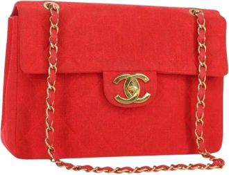 Chanel Pre-owned Vintage Schoudertas - Dames - Vintage Schoudertas - Rood - ONE Size - Vintage