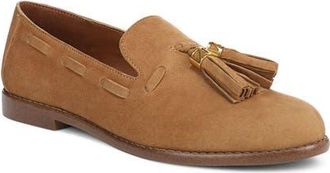 Franco Sarto Hartlie Tassel Loafer in Warm Camel Brown at Nordstrom, Size 8.5