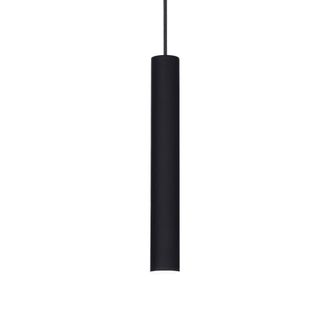 Netlighting Tube LED 1 Light Slim Ceiling Pendant Black