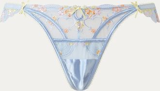 Lounge Lyra String - Blauw - XS