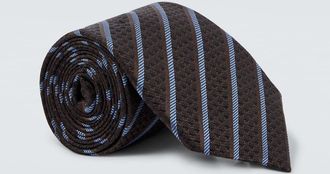 Ermenegildo Zegna Silk jacquard tie