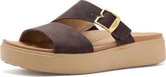 Dr. Scholls Madison Cloud Slides Womens Sandals Dark Brown : 8.5 M, Synthetic