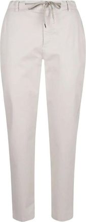 Eleventy Dames, Broeken, Beige, Maat: 2XL Katoen