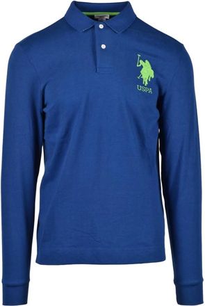U.S.Polo Association Polo - Heren - Polos - Blauw - XL - Katoen - Tops