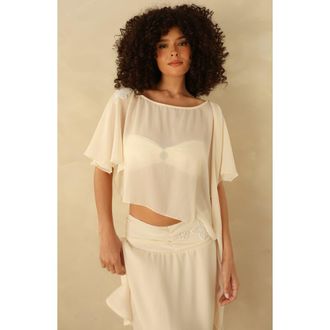 Dippin' Daisy's Swimwear Borrowed Bliss Top in Dove at Nordstrom, Size X-Large