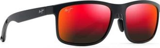 Maui Jim Matte Black Sunglasses Rm449-02 - unisex - Maui Jim - Sunglasses - Black - 58 MM - Accessories