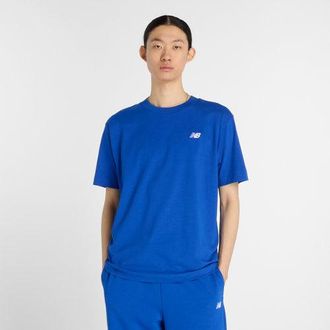 New Balance Mens Sport Essentials Cotton T-Shirt in Blue, size 2X-Large