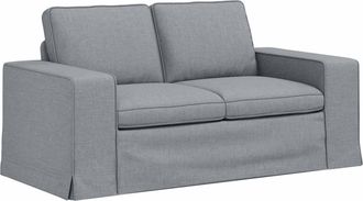 vidaXL Sof&aacute; Gris Claro 162 X 80 X 82 Cm Tela Vidaxl