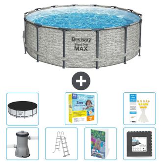Bestway Piscina Bestway Steel Pro Max Redonda - 427x122 Cm - 8-piezas S607